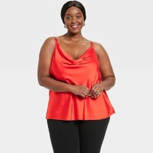 AVA & VIV | Red Dressy Tank